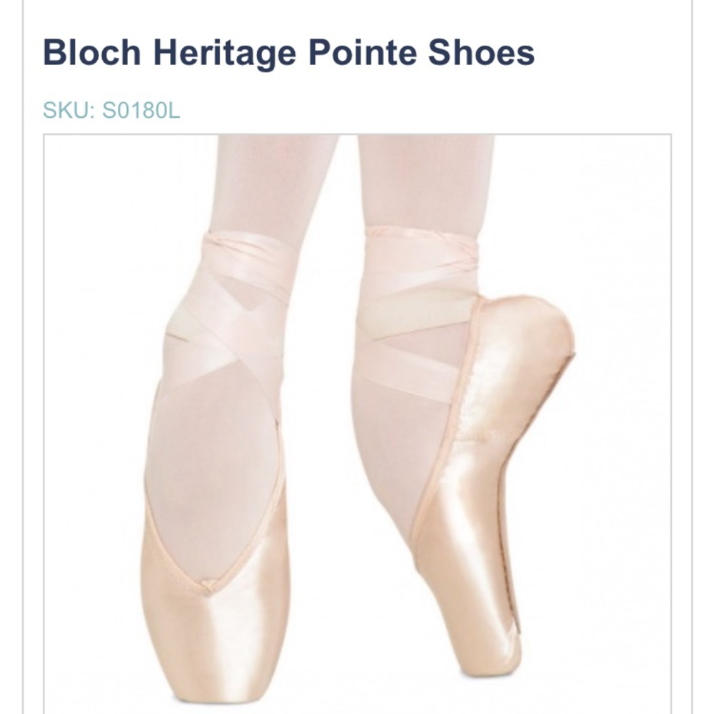 Bloch Heritage Pointe Shoe size 7 XXX New